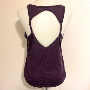 Balance Collection Twist Open Back Tank Wine M